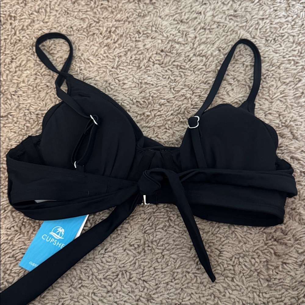 Cupshe Elegant Black Bikini Set size XS - Picture 9 of 9